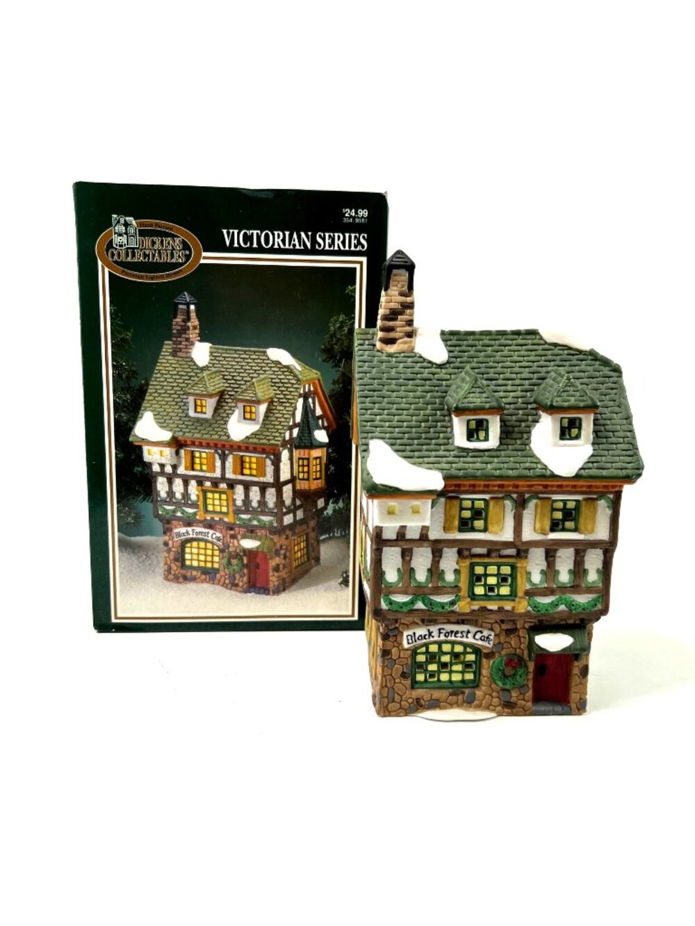 Christmas Black Forest Cafe House Decor Dickens Collectibles Victorian Series